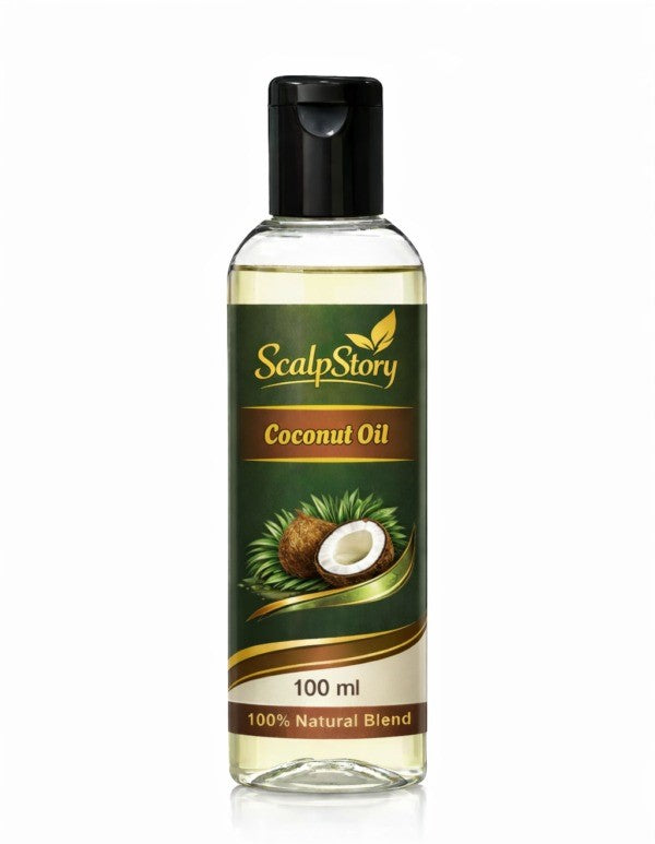Natural Coconut Hair Oil 100ml Deep Nourishing Treatment for Soft, Healthy & Shiny Hair