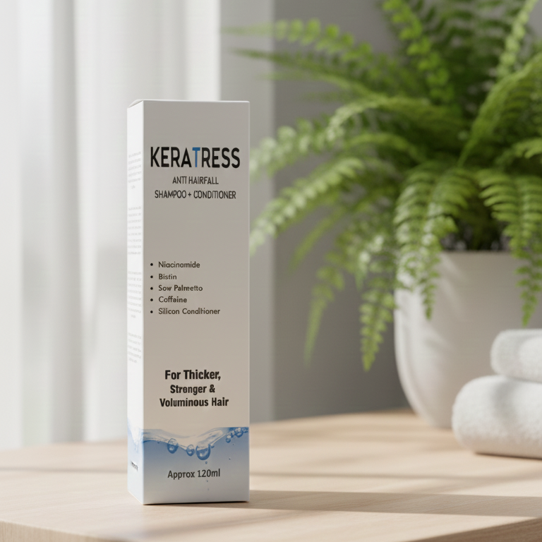 Anti Hair fall Shampoo & Conditioner Gentle Formula, Strengthens Hair, Reduces Hair Fall, Nourishes Scalp, Smooth & Healthy Hair 120ml