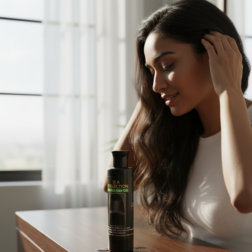 Herbal Hair Oil 200ml Natural Blend for Hair Growth, Dandruff Control & Strong Roots